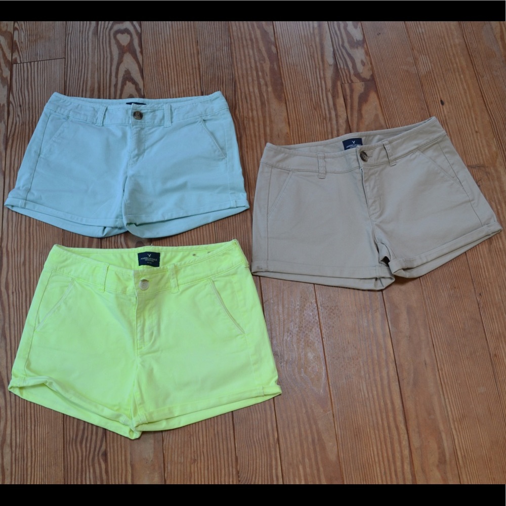 American Eagle Khaki Shorts